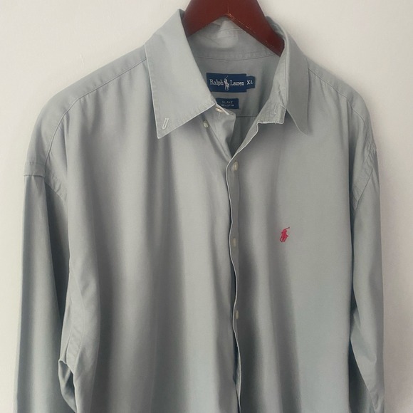 Ralph Lauren Mens Blake 100% Cotton‎ Casual Long Sleeve Button Down Size XL - Picture 1 of 4